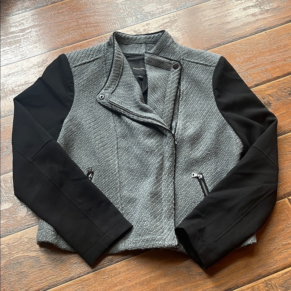 Banana Republic Textured Gray Jacket